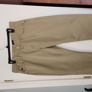 New AG Adriano Goldschmied Tan Graduate Pants 33W x 32L